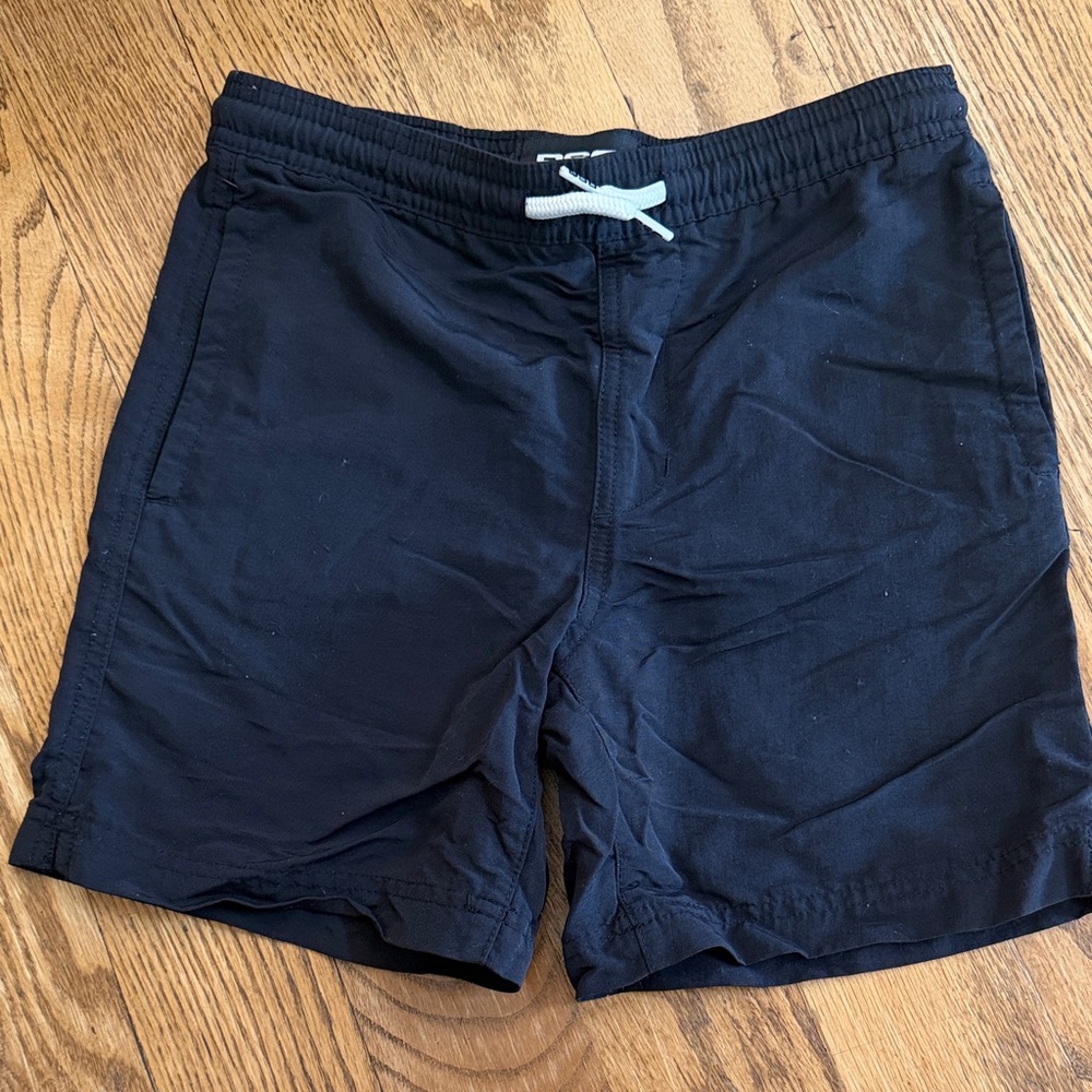 Boys RSQ Black Drawstring Swim/Active Shorts